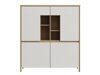 Dressoir Fermaru 106 (Wit + Eiken)