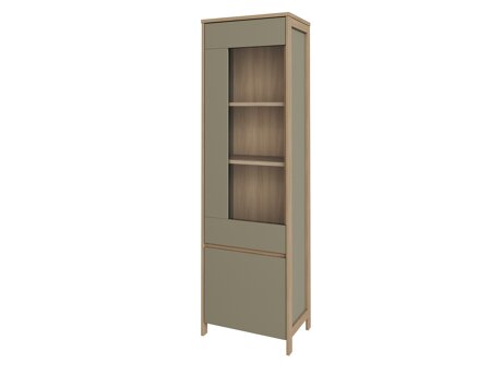 Étagère Fermaru 101 (Vert poussiéreux + Chêne)