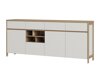 Ladekast Fermaru 105 (Wit + Eiken)
