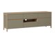 TV-bord Fermaru 102 (Støvet grøn + Egetræ)