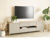 TV-bord Fermaru 103 (Støvet grøn + Egetræ)