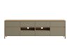 TV-bord Fermaru 103 (Støvet grøn + Egetræ)