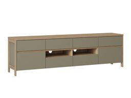 TV stol Fermaru 103 (Zagasito zelena + Hrast)