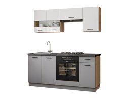 Modulinis virtuvės komplektas Ati White Grey 117