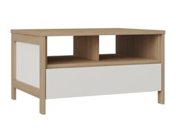Salontafel Fermaru 107 (Wit + Eiken)