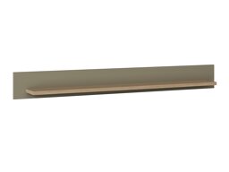 Wandplank Fermaru 108 (Stoffig groen + Eiken)