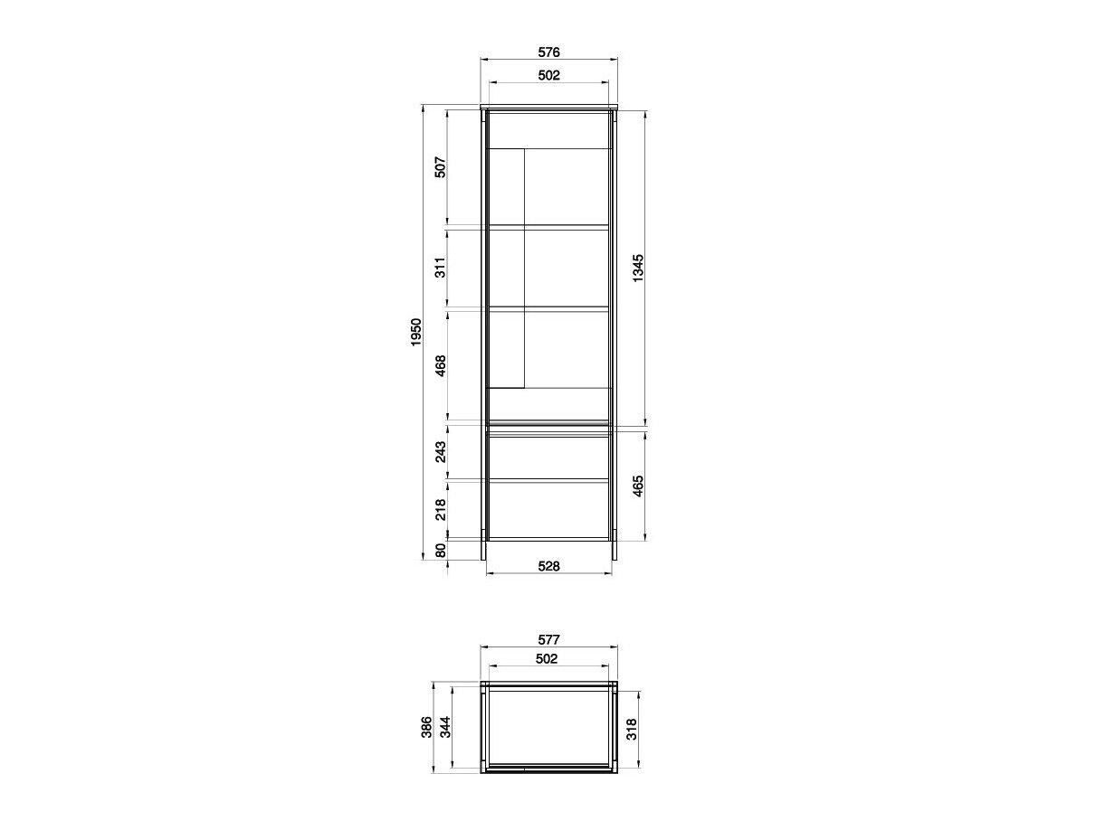 Woonkamerset Fermaru 111 (Wit + Eiken)