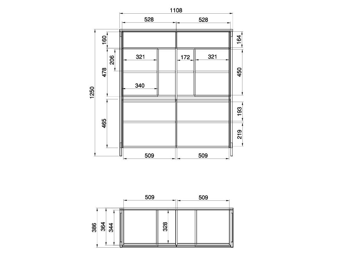 Woonkamerset Fermaru 112 (Wit + Eiken)
