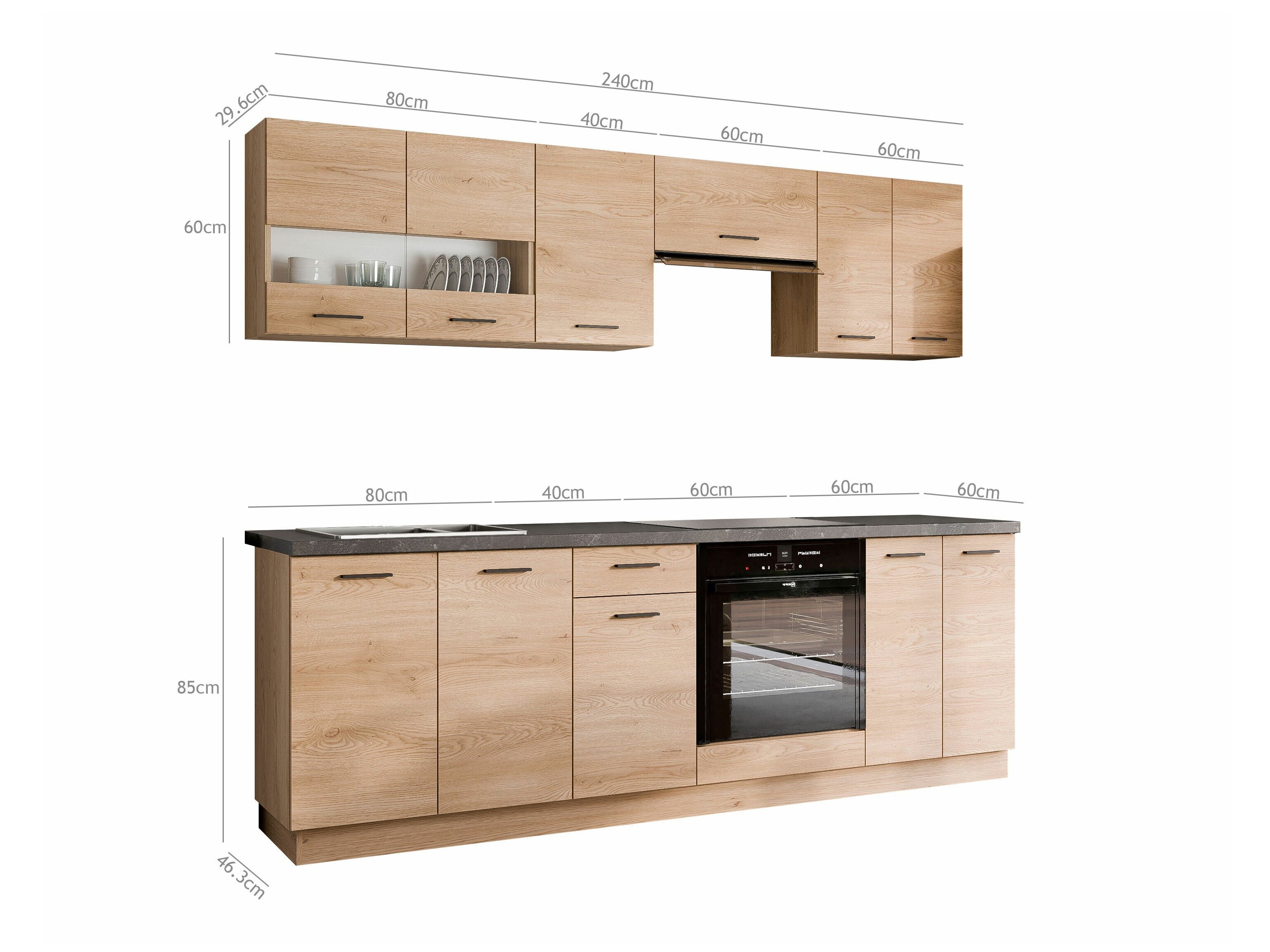 Modularni kuhinjski komplet Ati Torro 131