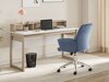 Skrivebord Fermaru 115 (Hvid + Egetræ)