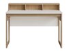 Skrivebord Fermaru 115 (Hvid + Egetræ)