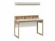 Skrivebord Fermaru 115 (Hvid + Egetræ)