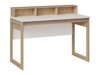Skrivebord Fermaru 115 (Hvid + Egetræ)
