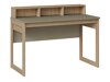Skrivebord Fermaru 115 (Støvet grøn + Egetræ)