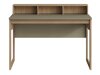 Skrivebord Fermaru 115 (Støvet grøn + Egetræ)