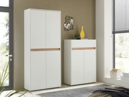 Gangmeubelset Elbsori 175 (Wit + Wotan eik)