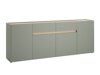 Ladekast Elbsori 118 (Groen + Eiken)
