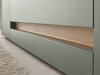 TV-bord Elbsori 115 (Grøn + Egetræ)