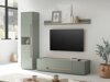 TV-bord Elbsori 115 (Grøn + Egetræ)