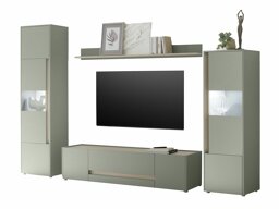 Set za dnevni boravak Elbsori 130 (Zelena + Hrast)