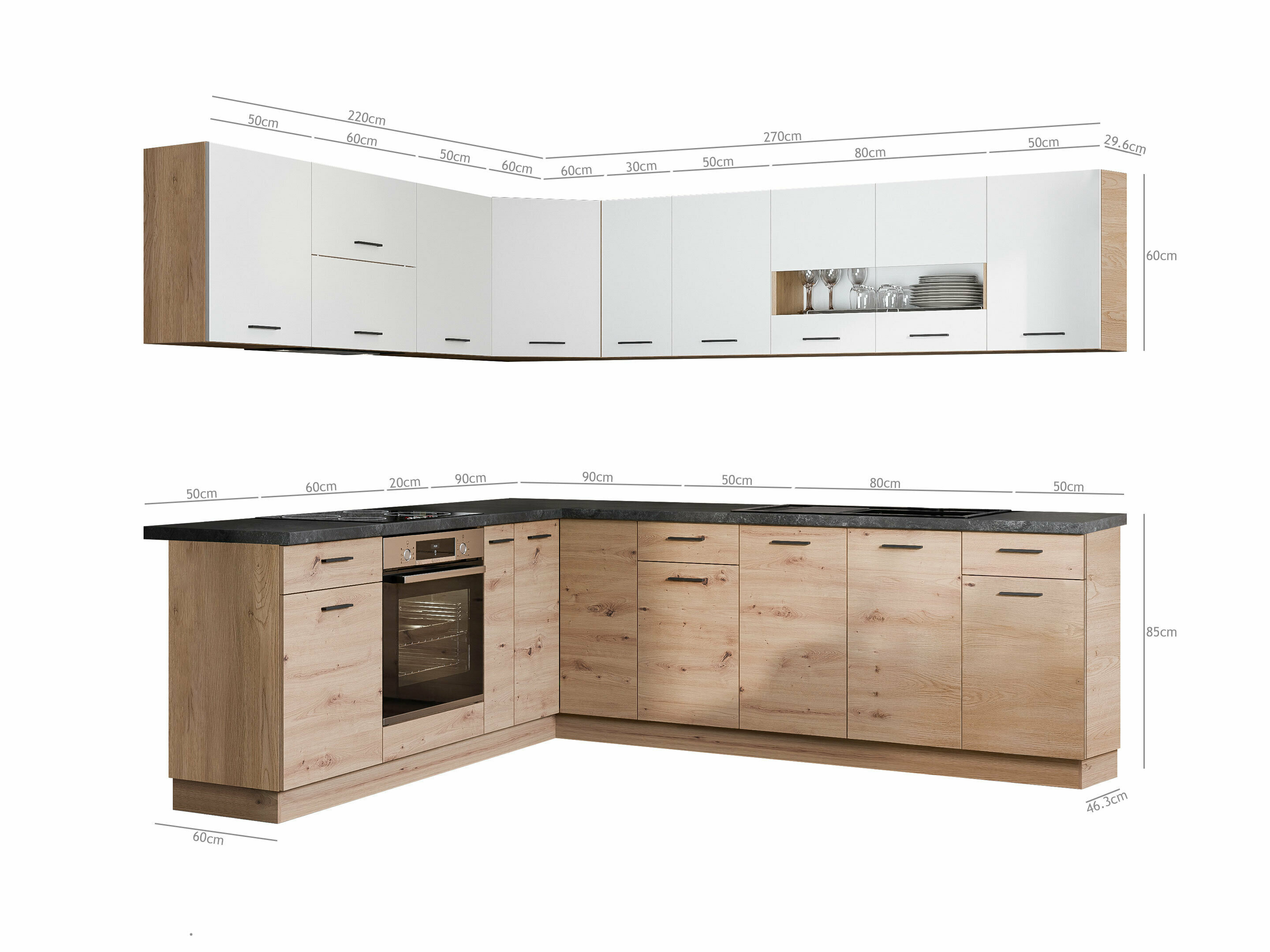 Cuisine complète modulaire Ati White Artisan 100