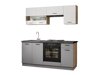 Modulinis virtuvės komplektas Ati White Grey 117