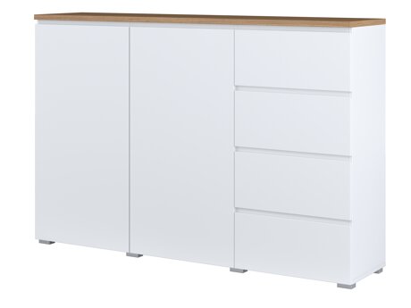 Kommode Baletu 109 (Hvid + Egetræ)