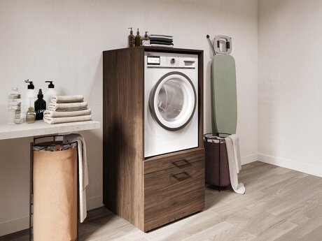 Reol til badeværelse Novdele 102 (Valnød)