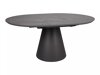 Tafel Detroit 920 (Grijs marmer + Zwart)