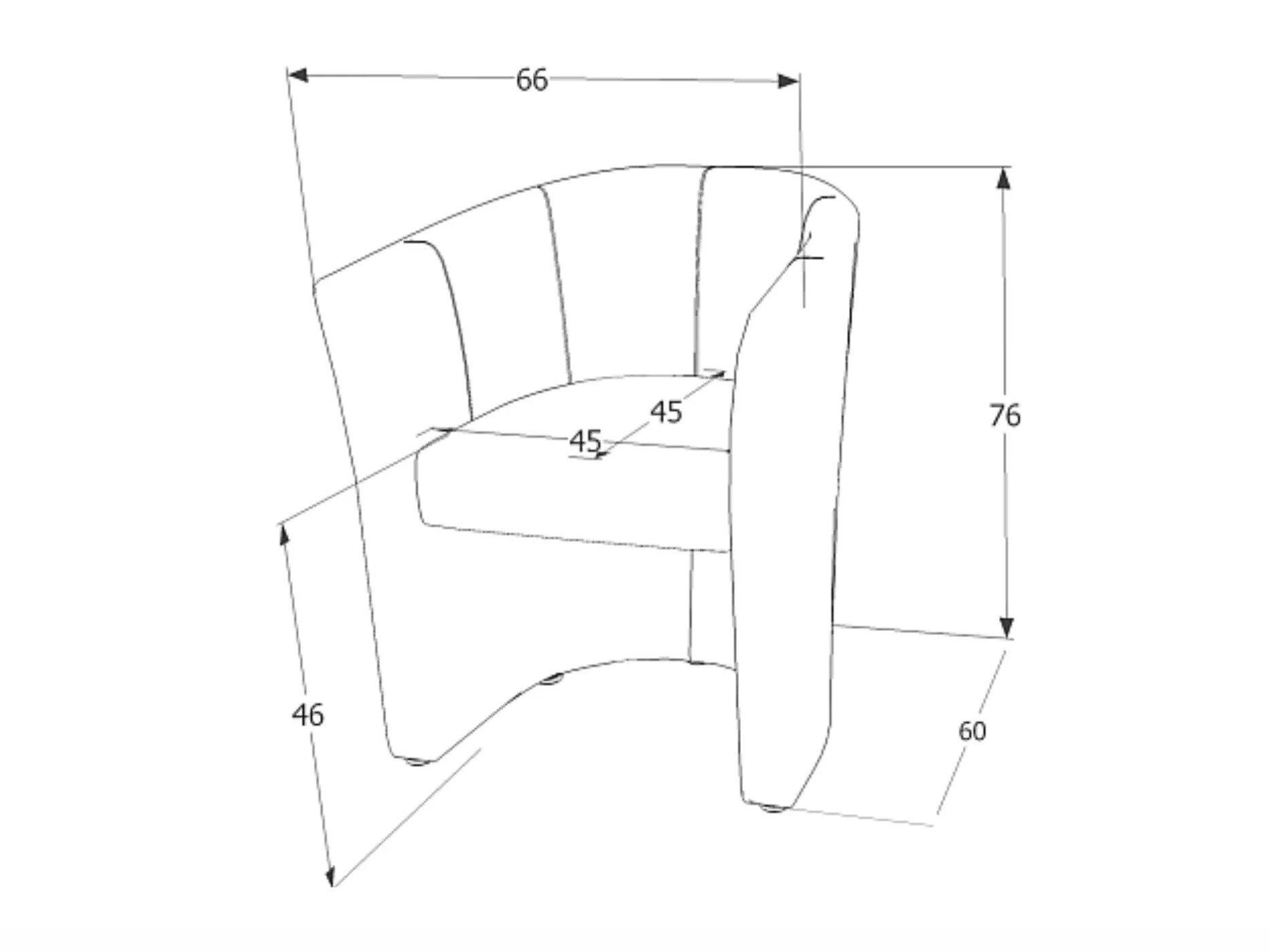 Lænestol Detroit 924 (Beige)