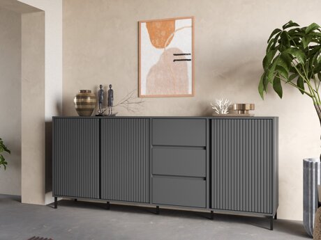 Kommode Ruvrevi 103 (Antracit)