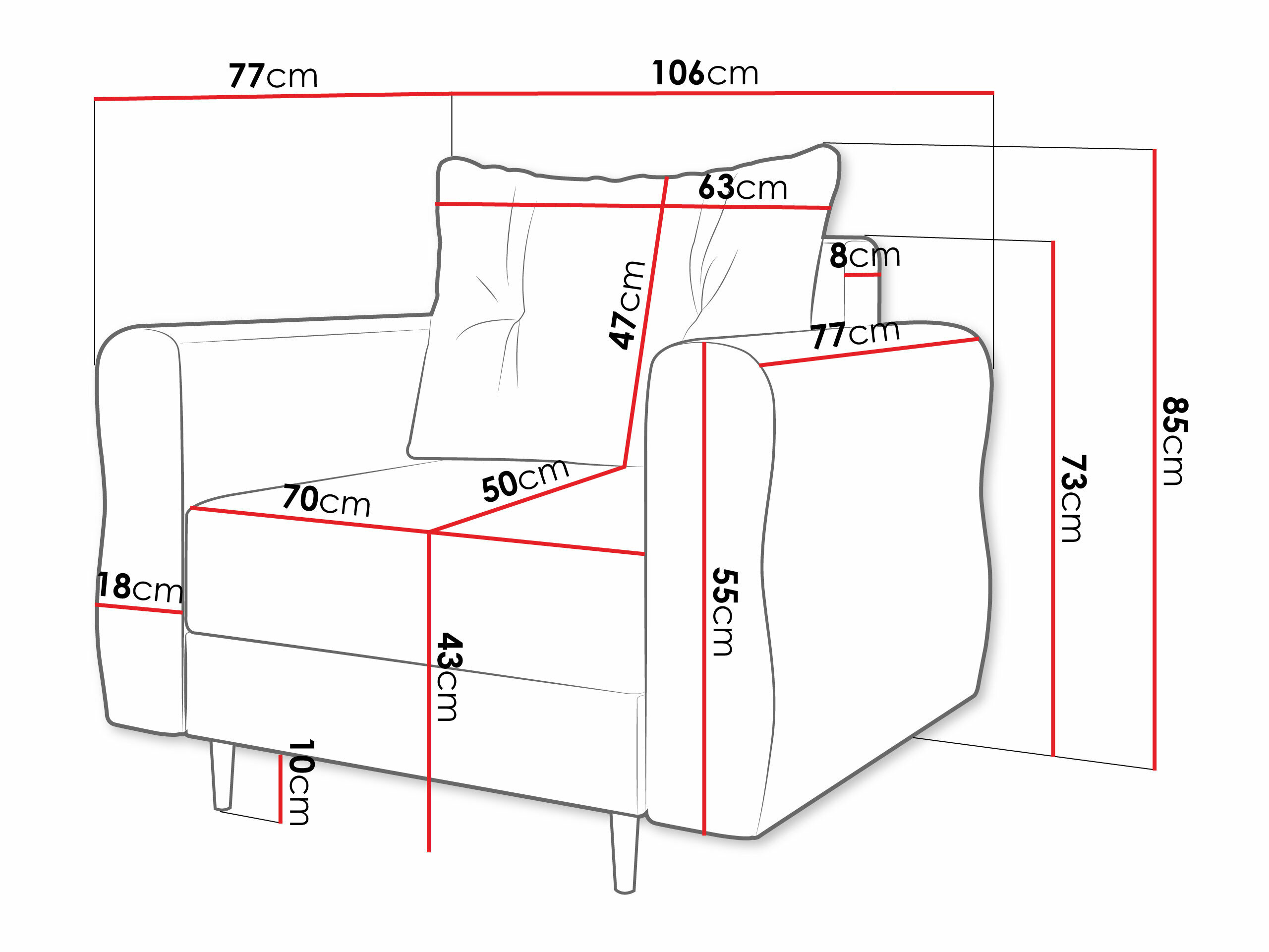 Lænestol Veldala 104 (Manila 09)