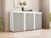 Dressoir Univio I (Wit + Beton)