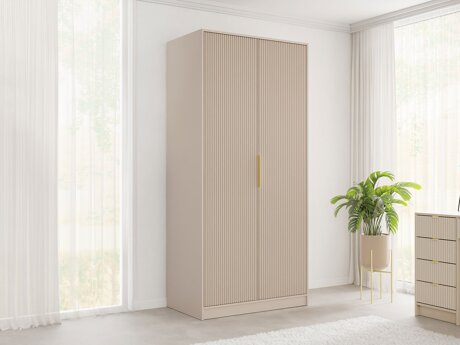 Garderobeskab Comfivo Larmire 122 (Beige)