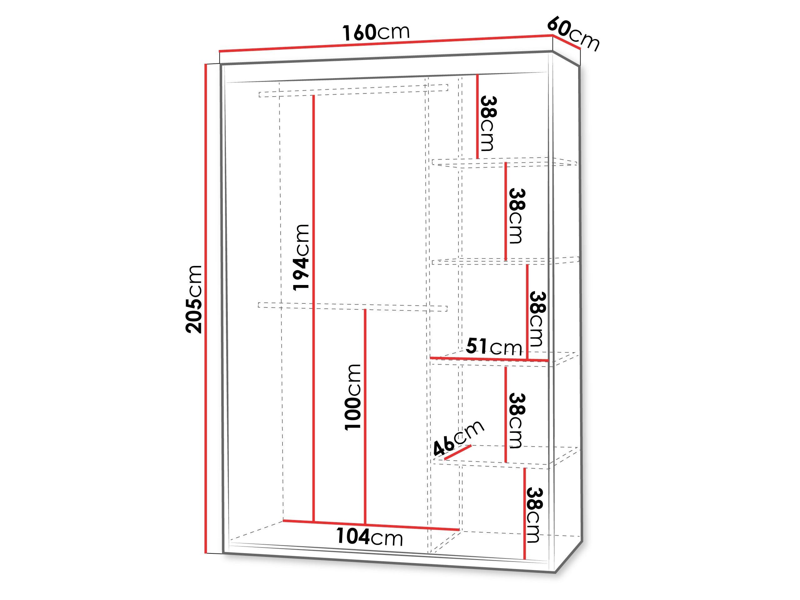 Garderobeskab Cosmes (Kashmir)