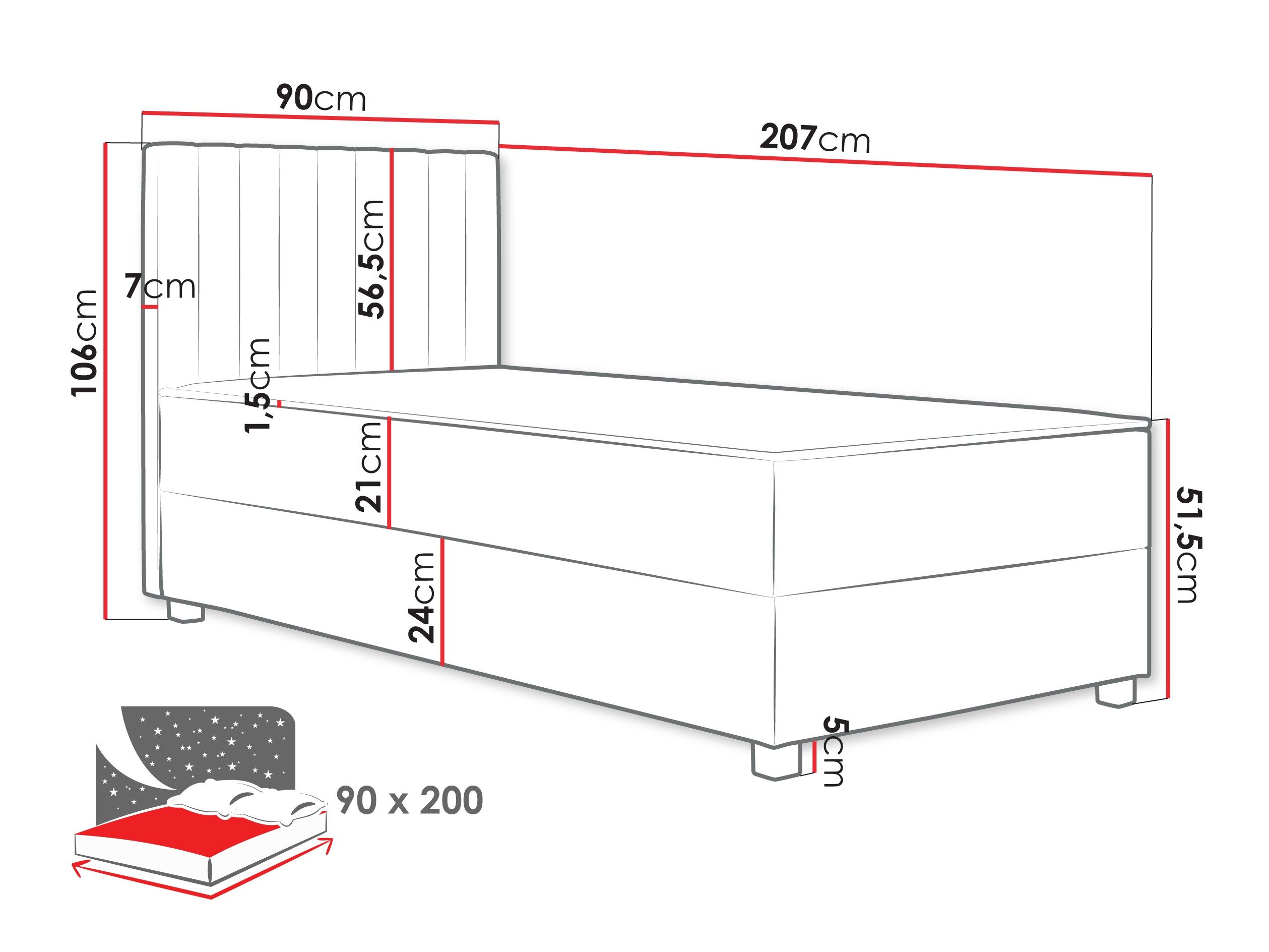 Boxspring Soral (Manila 16)