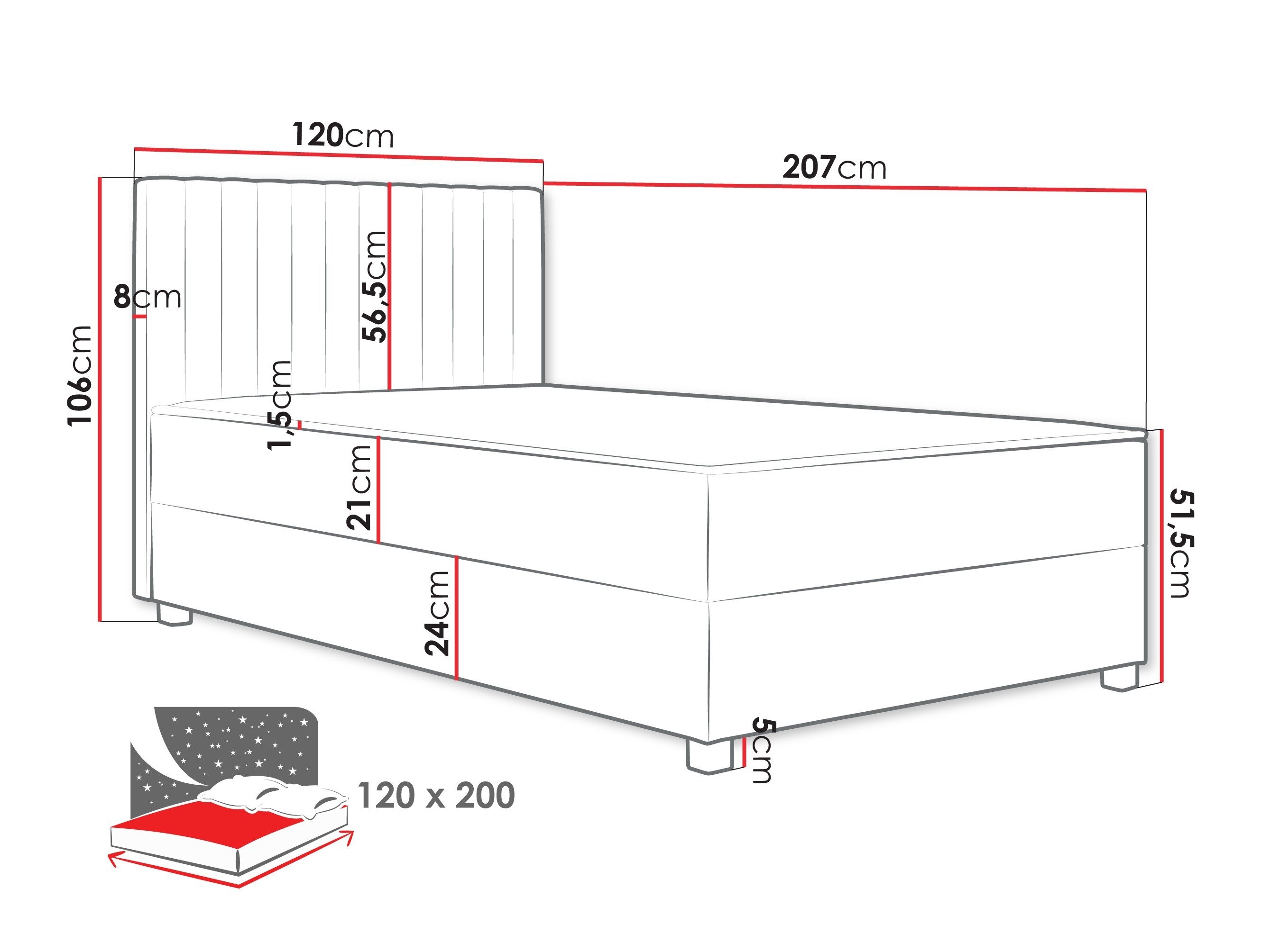 Boxspring Soral (Manila 26)