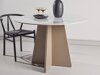 Tafel Dallas 4451 (Wit marmer + Beige)