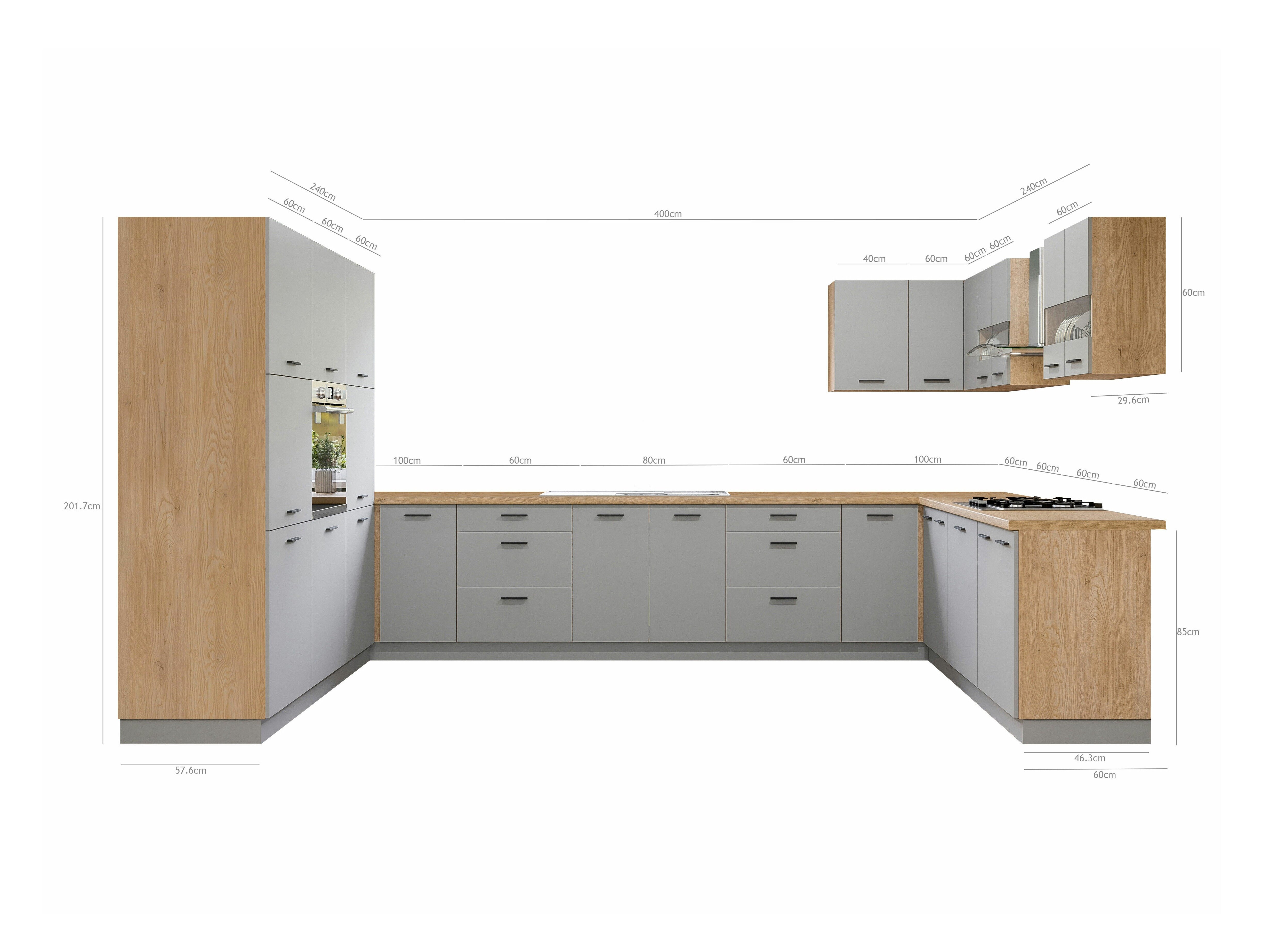 Modulaire keukenset Ati Grey 132