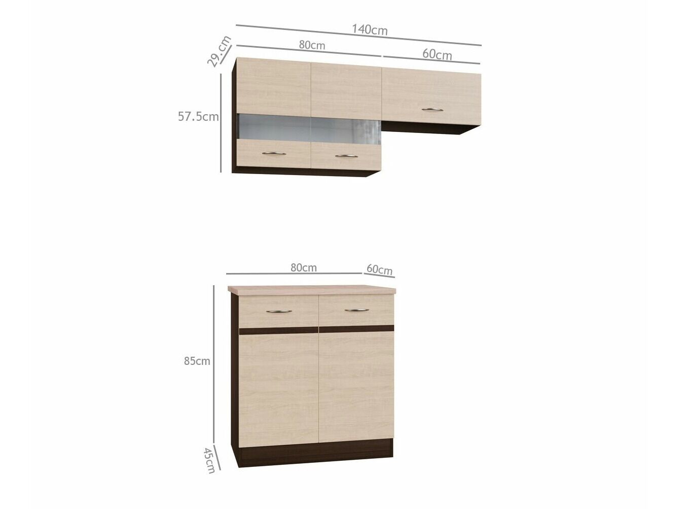 Set de bucătărie modular Eli Light 116