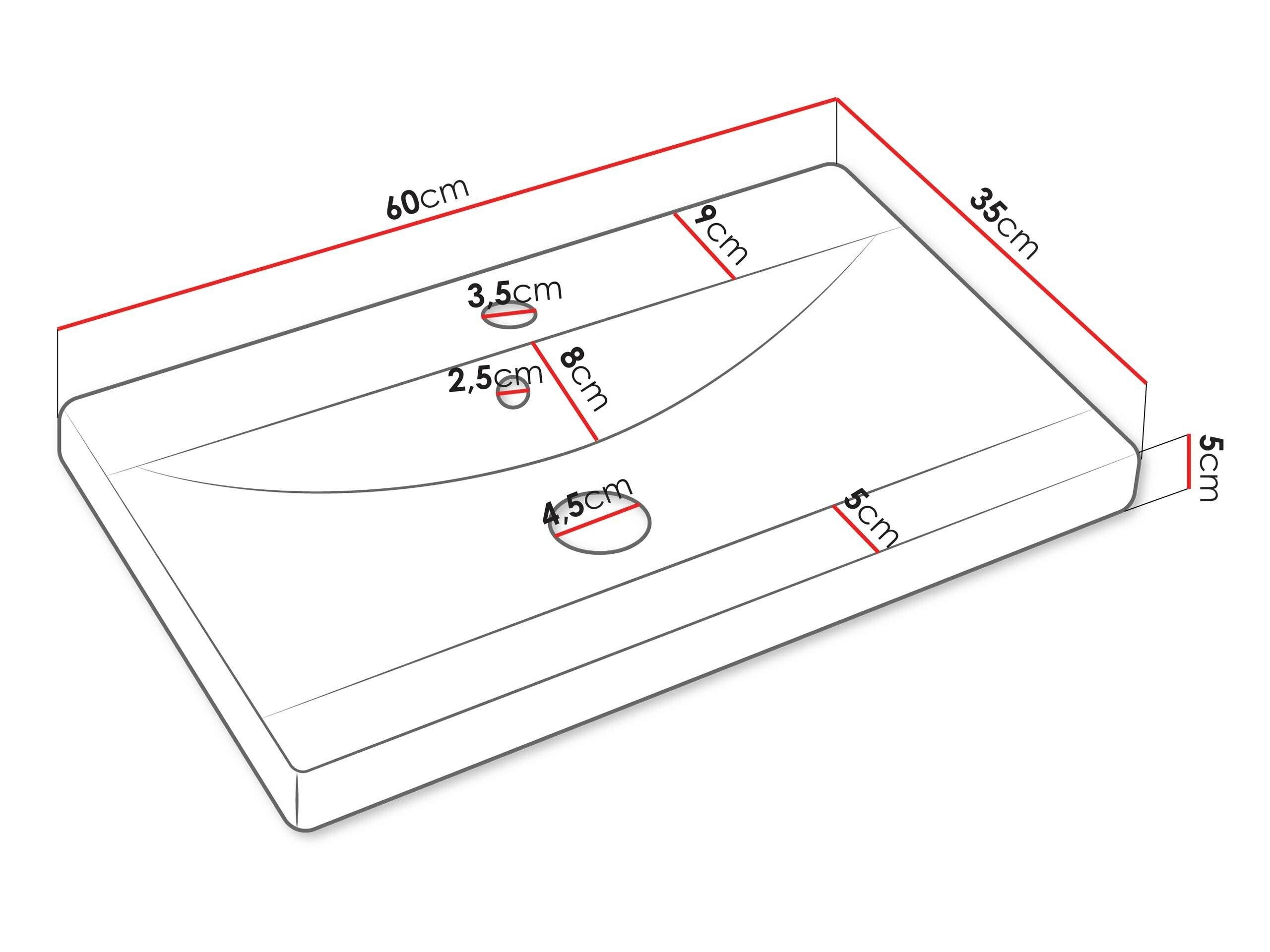 Badeværelsessæt Sarasota 108 (Matera grå + Kastanje)