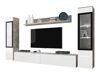 Woonkamerset Mirfivo 101 (Beton + Glanzend wit)