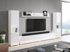 Woonkamerset Sarasota 131 (Wit + Glanzend wit)