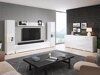 Woonkamerset Sarasota 133 (Wit + Glanzend wit)