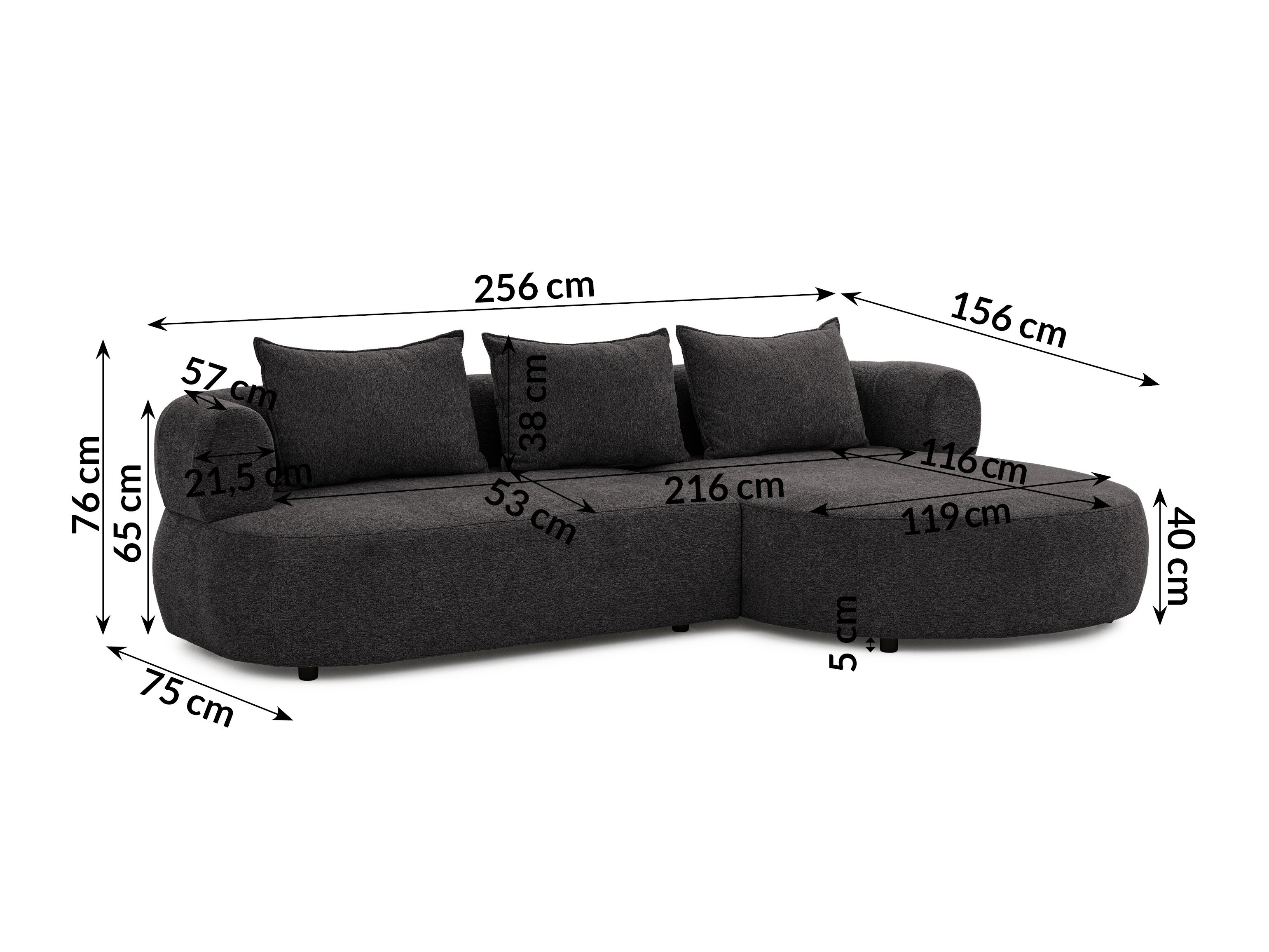 Hoekbank Rocklin 101 (Toro 150)