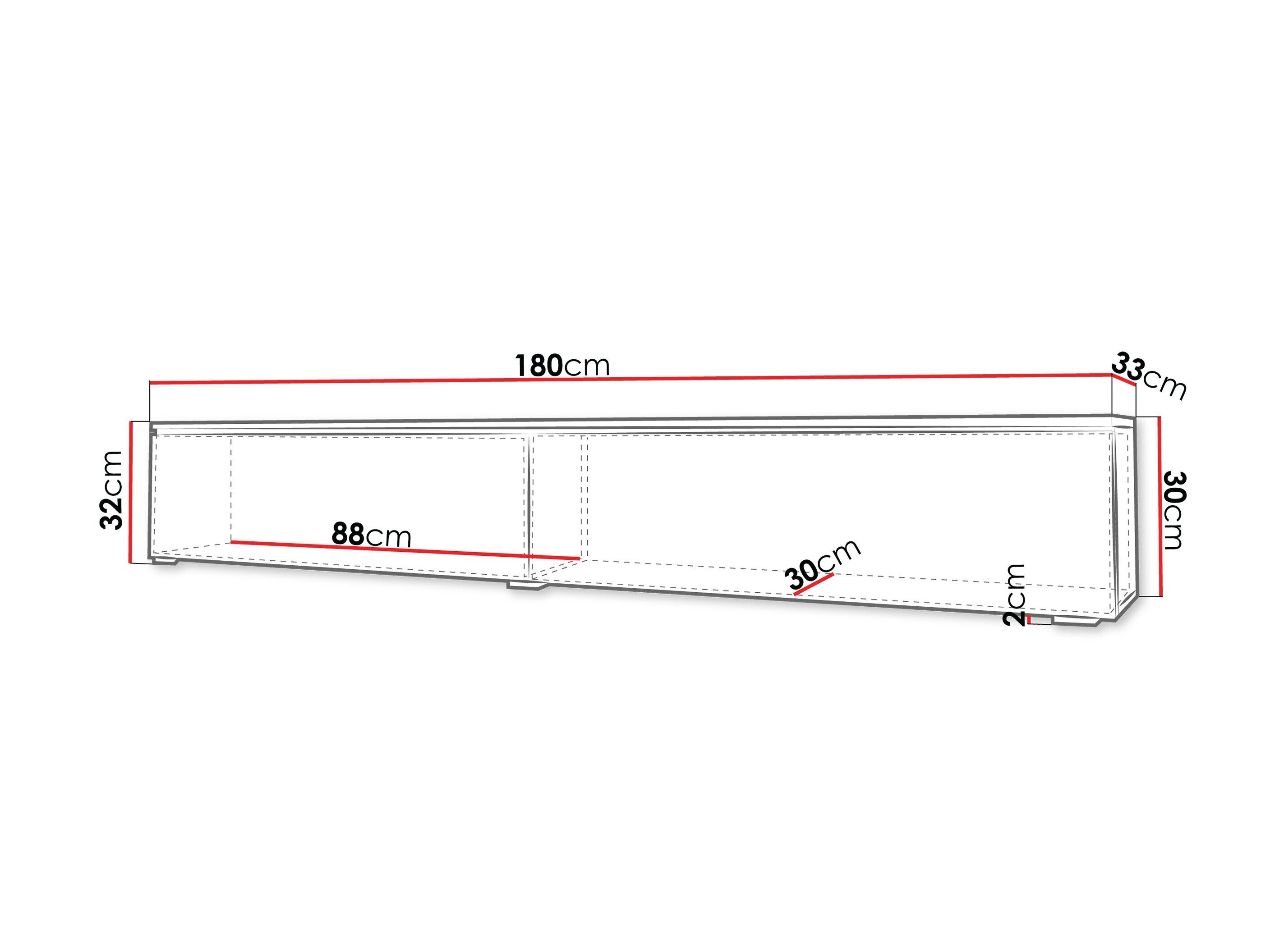 TV-bord Scientia I (Grå)