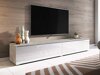 TV-meubel Scientia I (Beton + Glanzend wit)