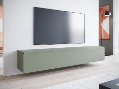 TV-meubel Scientia I (Stoffig groen)