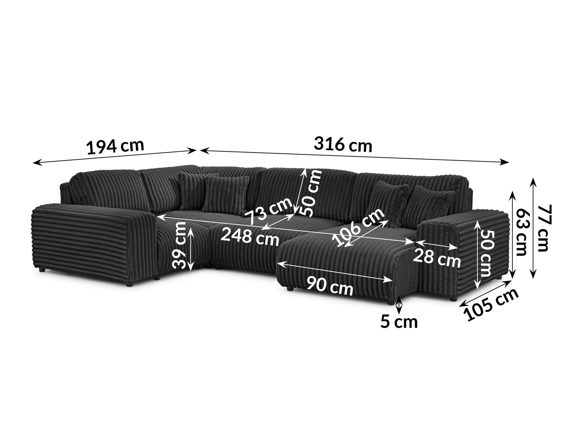 Hoekbank Circoru 104 (Vito 18)