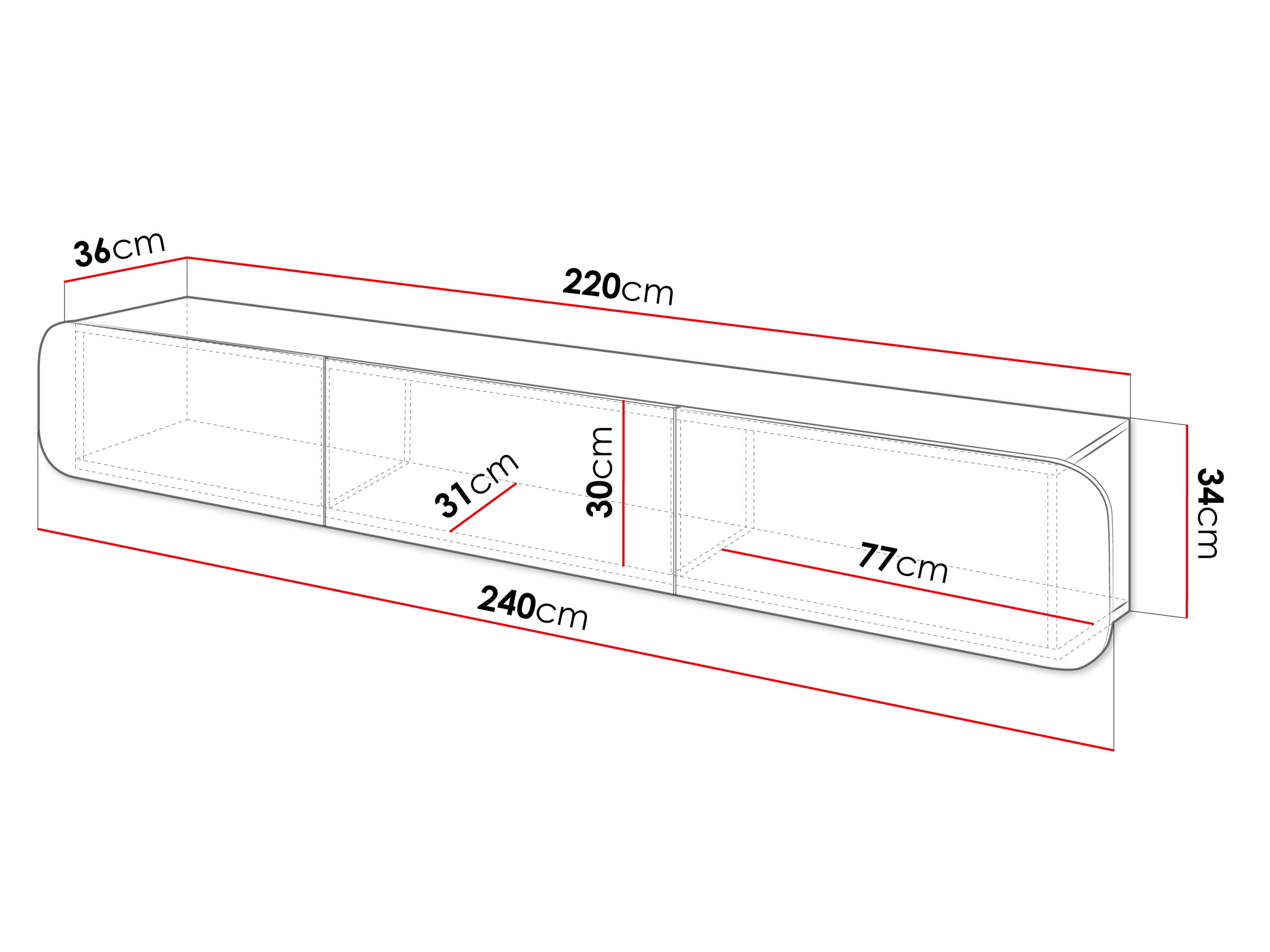 TV-bord Kingston 179